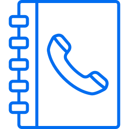 Phone book icon