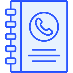 Phone book icon