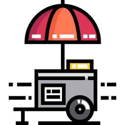 Food stall icon