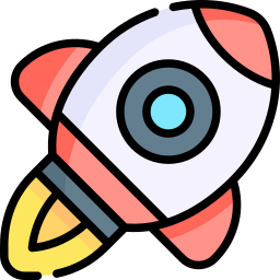 Rocket launch icon