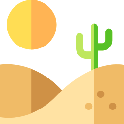 deserto Ícone