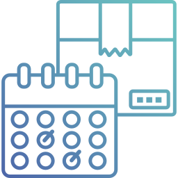 agenda de entrega Ícone