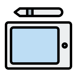 Pen tablet icon