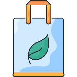 Eco bag icon