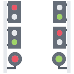 Traffic lights icon