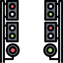 Traffic lights icon