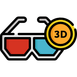 3d glasses icon