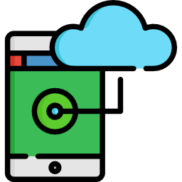 Cloud computing icon