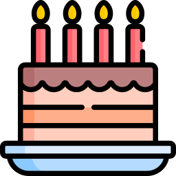 Birthday cake icon