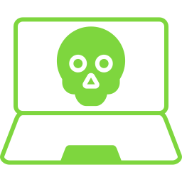 Cyber attack icon