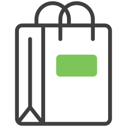 Shopping bag icon