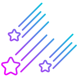 Shooting star icon