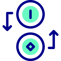 Money exchange icon