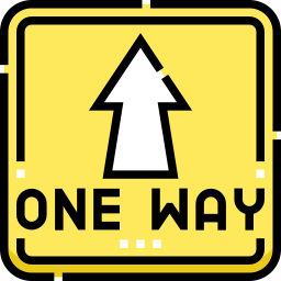 One way icon