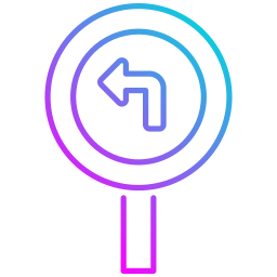 Turn left icon