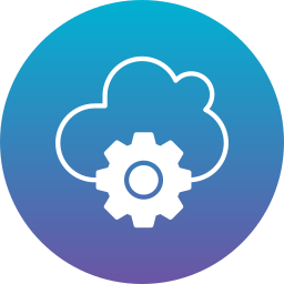 Cloud computing icon