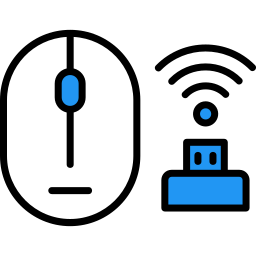 bezprzewodowa mysz ikona