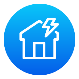 Eco house icon