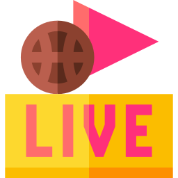 Live streaming icon