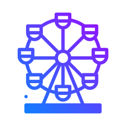 Ferris wheel icon