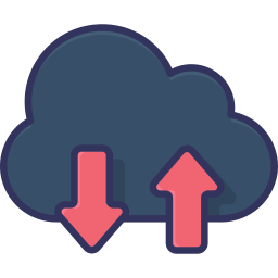 Cloud data icon