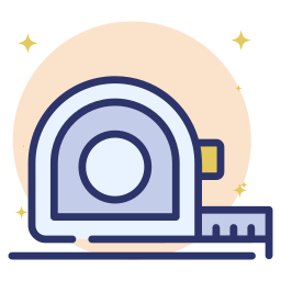 Measure tape icon