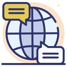 Online communication icon