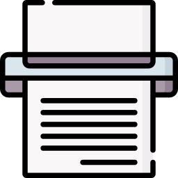 Portable printer icon