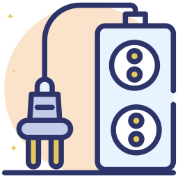 Extension cord icon