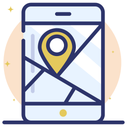 Maps and location icon