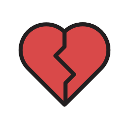 Heartbreak icon