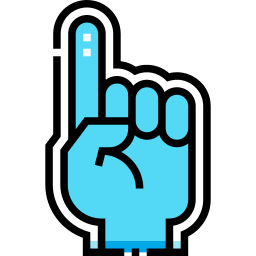 Foam hand icon