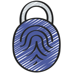 Biometric identification icon