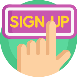 Sign up icon