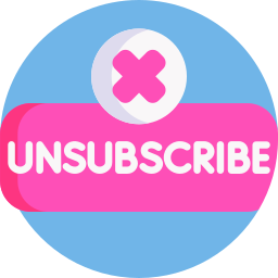 Unsubscribe icon