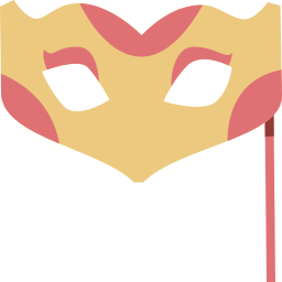 Carnival mask icon