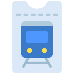 Train ticket icon