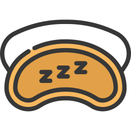 Sleeping mask icon