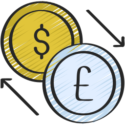 Money exchange icon