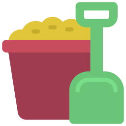 Sand bucket icon