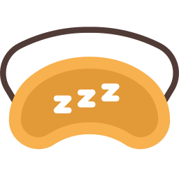 Sleeping mask icon