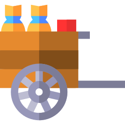 Food cart icon