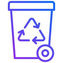 Garbage bin icon