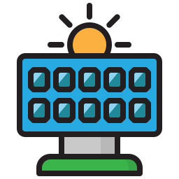 Solar energy icon