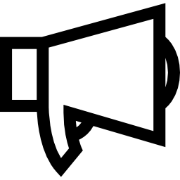 Speaker audio tool outline icon