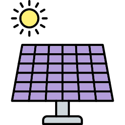 Solar panel icon