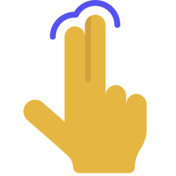 zwei finger icon