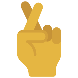 finger kreuzen icon