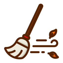 Sweeping icon