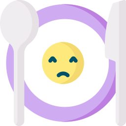 Lack of appetite icon